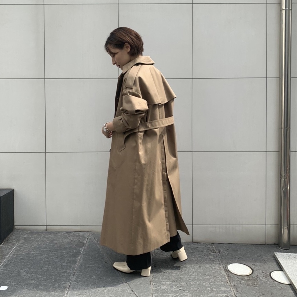 OUTERFAIR 【HYKE(ハイク)】TRENCH COAT BIG FIT｜パリゴ尾道店｜尾道 