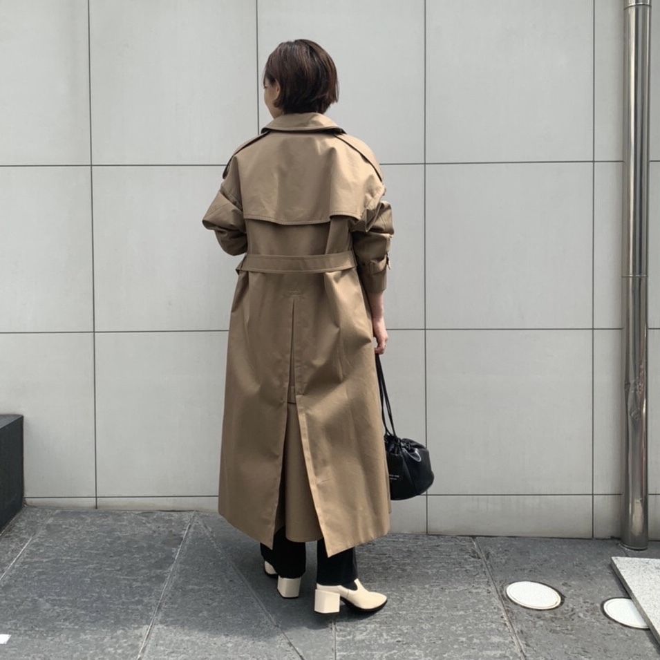 OUTERFAIR 【HYKE(ハイク)】TRENCH COAT BIG FIT｜パリゴ尾道店｜尾道 