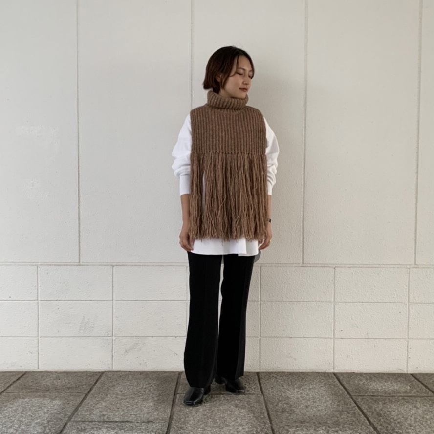 HYKE(ハイク)】 ALPACOTTON TURTLENECK SWEATER CAPE｜パリゴ尾道店 ...