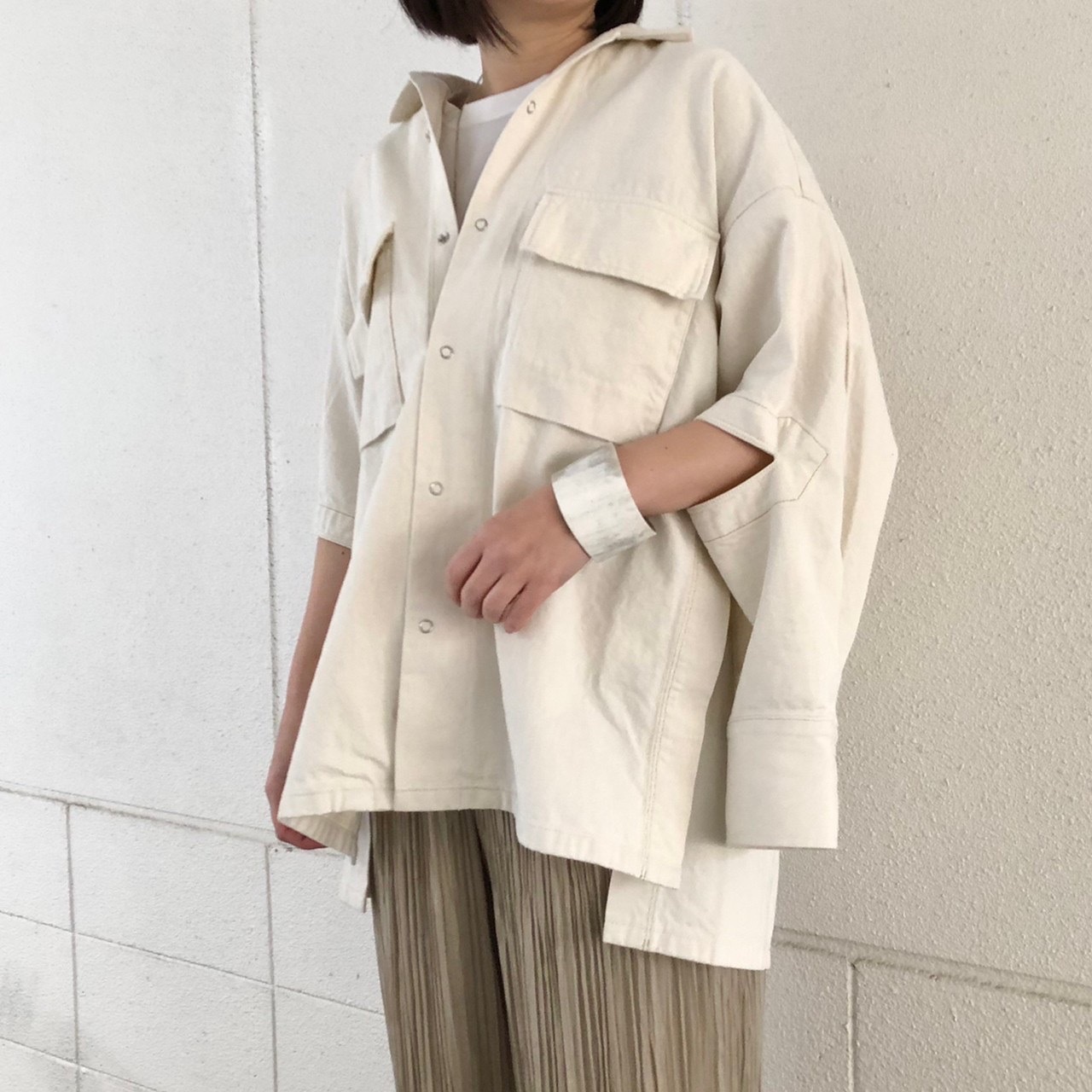 JAPAN DENIM(ジャパンデニム)】 UJOH _ OPEN COLLAR BLOUSON｜パリゴ 