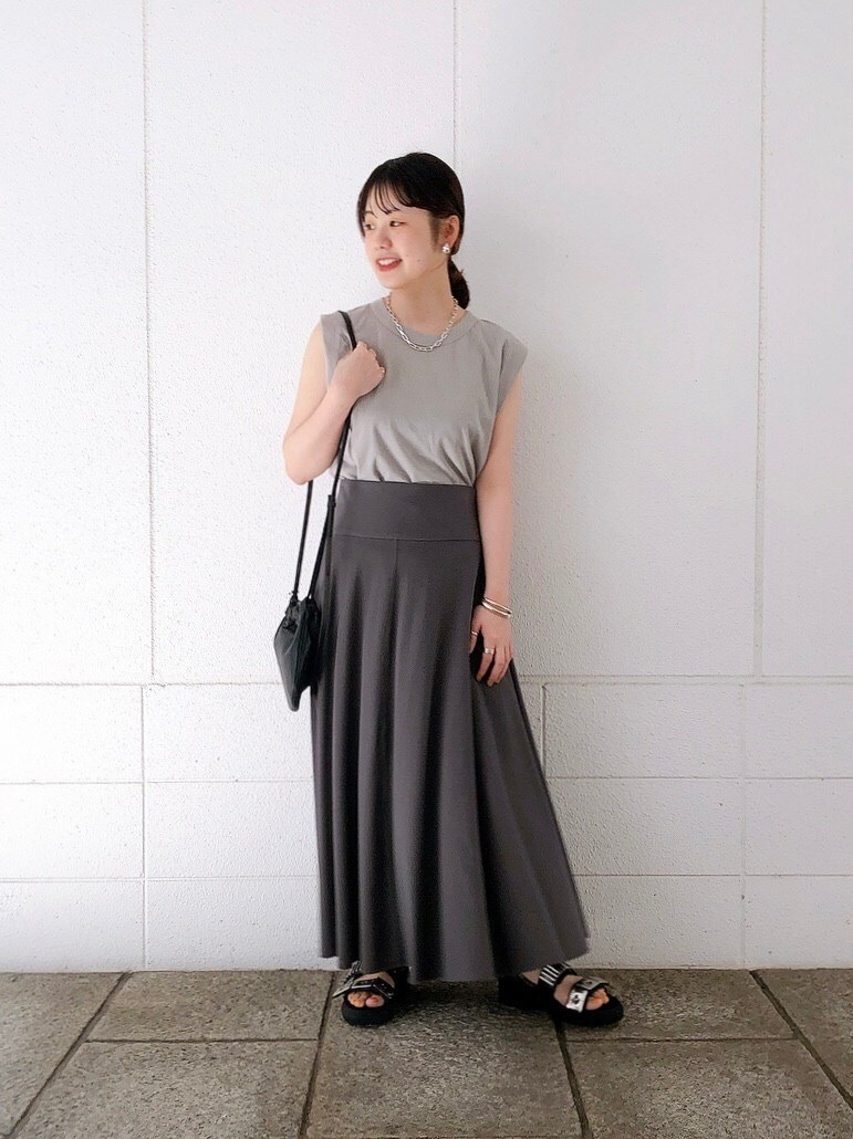 ○フォローで200円OFFATON エイトン SUVIN AIR SPINNING 18 ギャザースカート