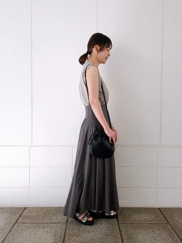 ATON(エイトン)】 SUVIN AIR SPINNING 18/- | GATHERED SKIRT｜パリゴ ...
