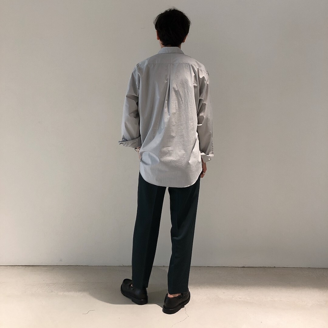 MARKAWARE(マーカウェア)】 FRONT PLEATS PEGTOP ORGANIC WOOL