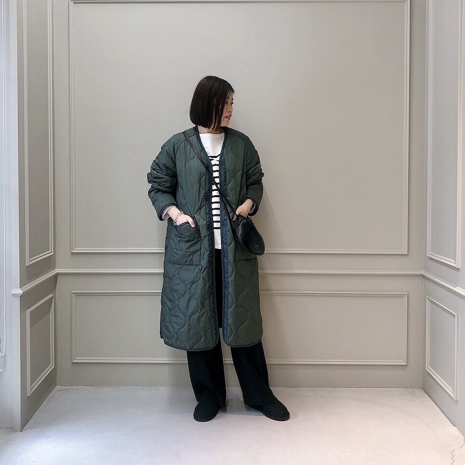 HYKE QUILTED LINER ロングコート HYKE(ハイク)】* ≪Genderless≫QUILTED LINER COAT｜パリゴ尾道店