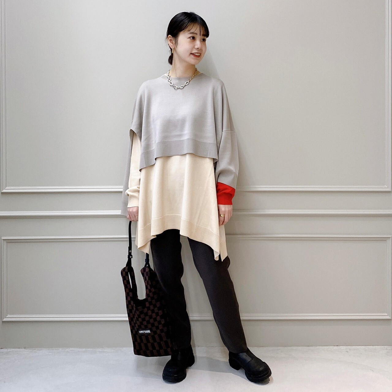 ENFOLD(エンフォルド)】 DOUBLE-SLEEVES LAYERED PULLOVER｜パリゴ尾道 ...