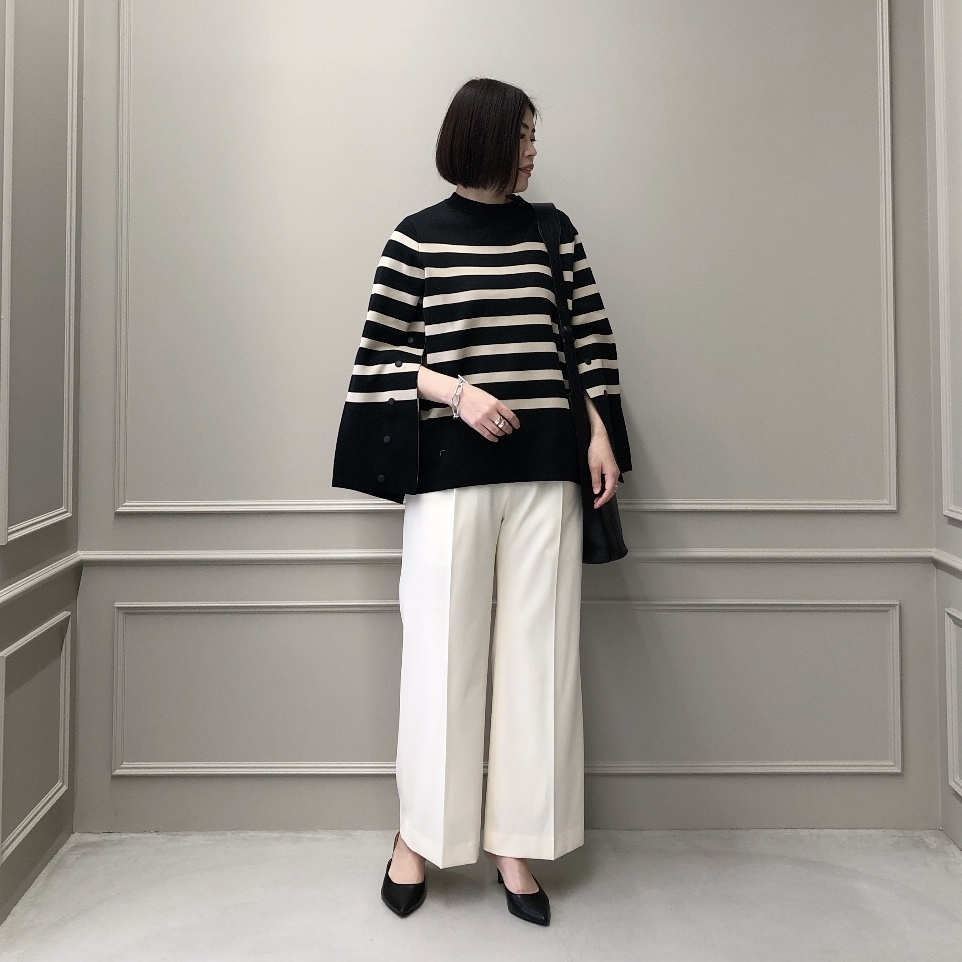 HYKE(ハイク)】 STRIPED SWEATER｜パリゴ尾道店｜尾道本通り商店街