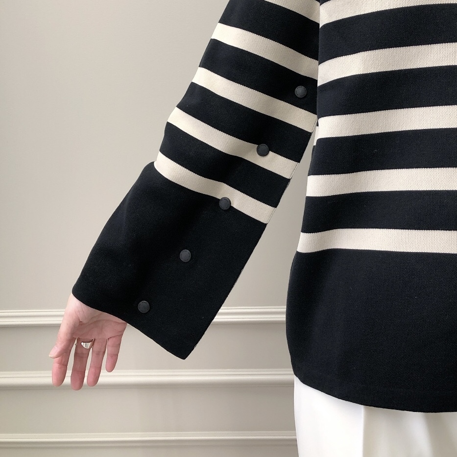 HYKE(ハイク)】 STRIPED SWEATER｜パリゴ尾道店｜尾道本通り商店街