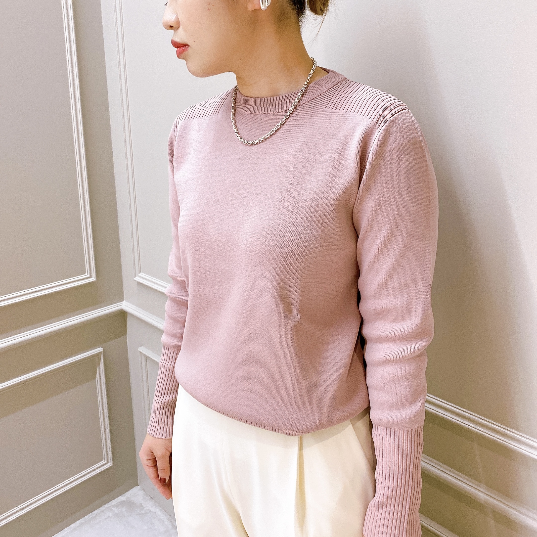 CLANE(クラネ)】 BASIC COMPACT KNIT TOPS｜パリゴ尾道店｜尾道
