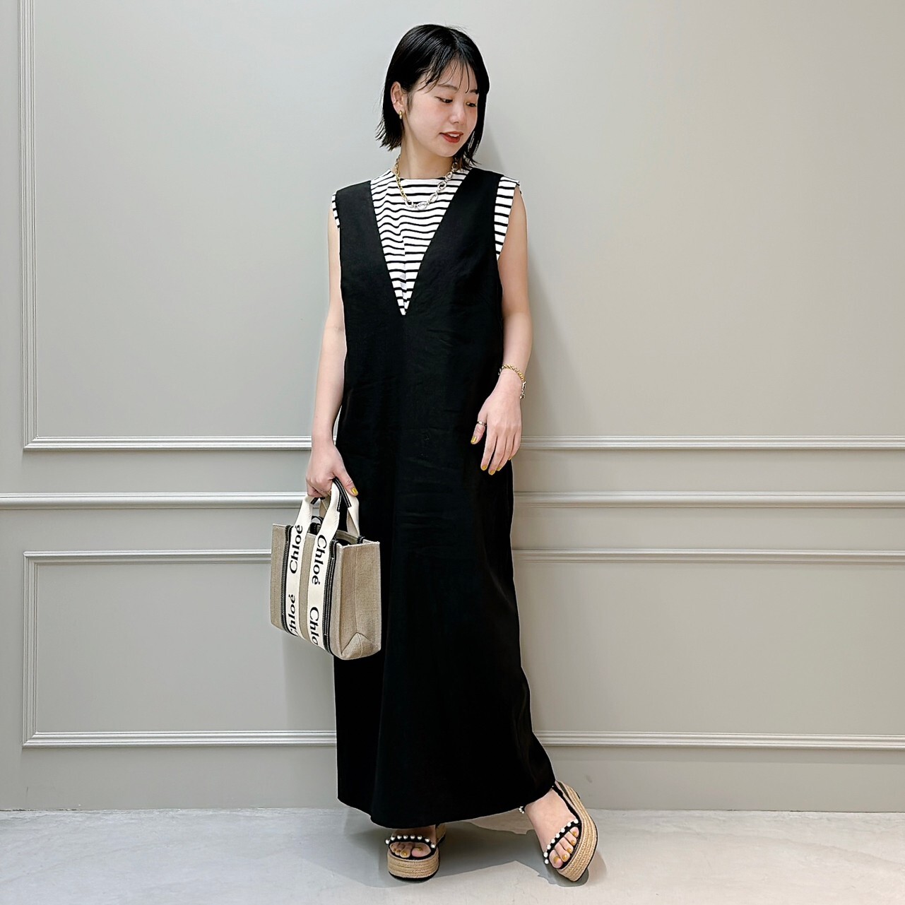SACRA(サクラ)】 VISCOSE LINEN OP｜パリゴ尾道店｜尾道本通り商店街