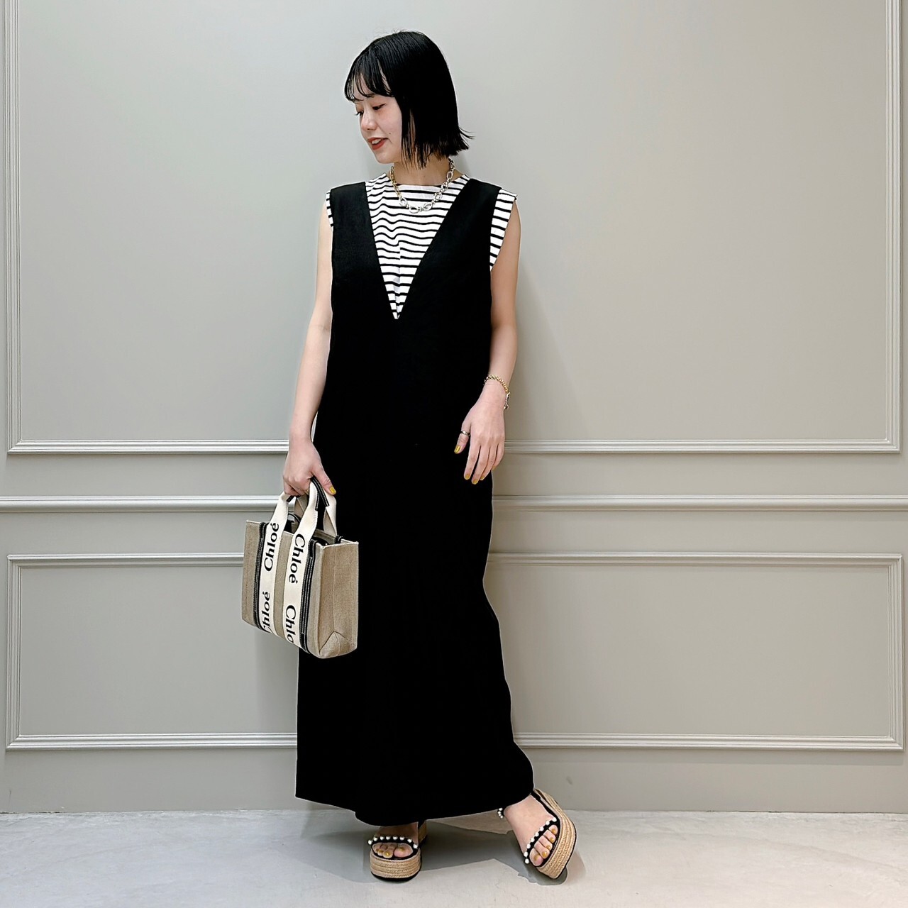 SACRA(サクラ)】 VISCOSE LINEN OP｜パリゴ尾道店｜尾道本通り商店街