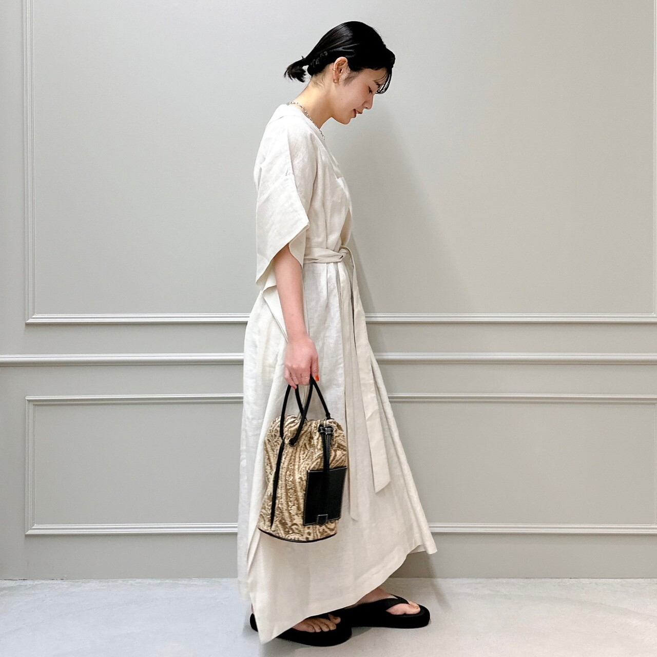 HYKE(ハイク)】 LINEN PONCHO｜パリゴ尾道店｜尾道本通り商店街