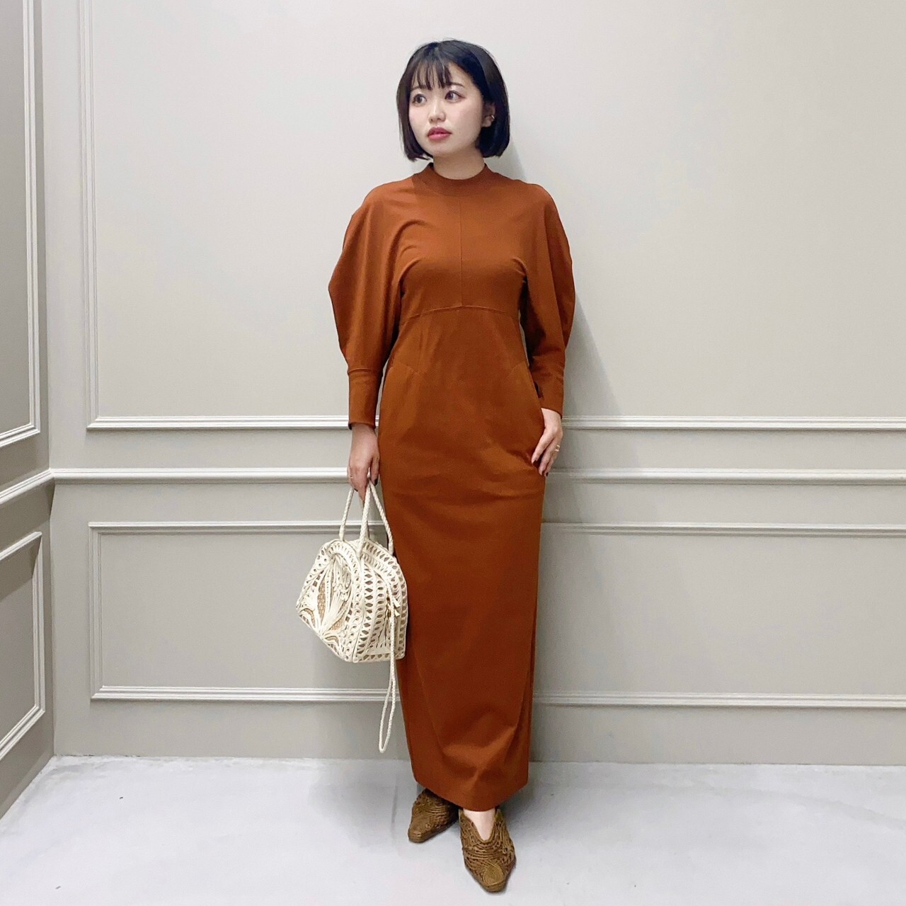 Mame Kurogouchi(マメ クロゴウチ)】 Cotton Jersey Dress｜パリゴ尾道 ...
