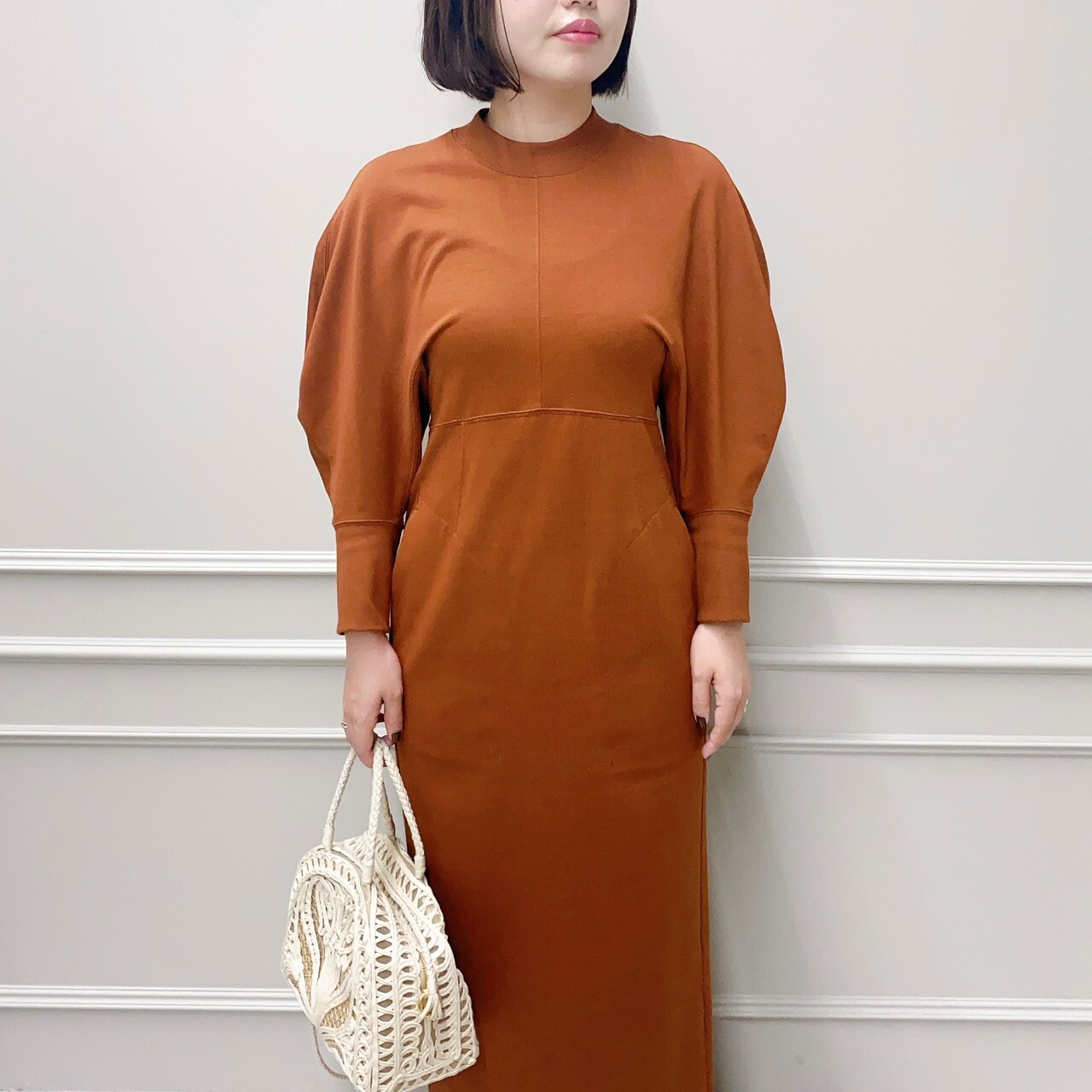 Mame Kurogouchi(マメ クロゴウチ)】 Cotton Jersey Dress｜パリゴ尾道店｜尾道本通り商店街