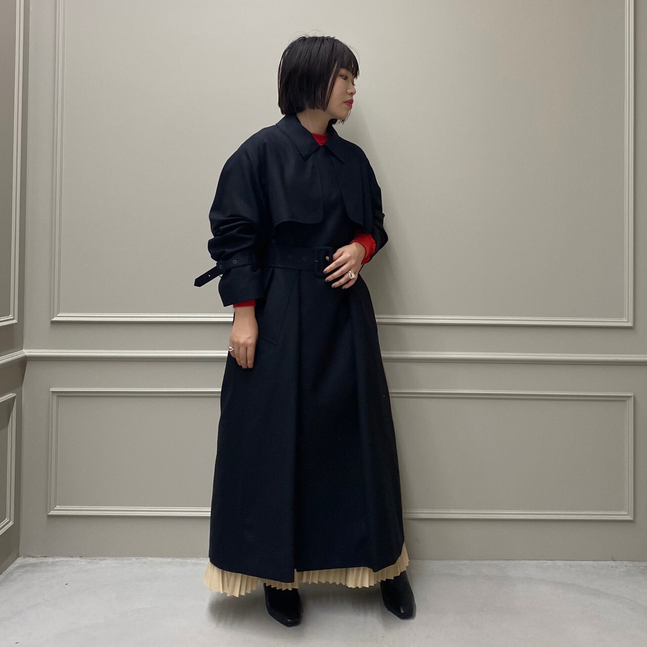 HYKE(ハイク)】* WOOL TRENCH COAT｜パリゴ尾道店｜尾道本通り商店街