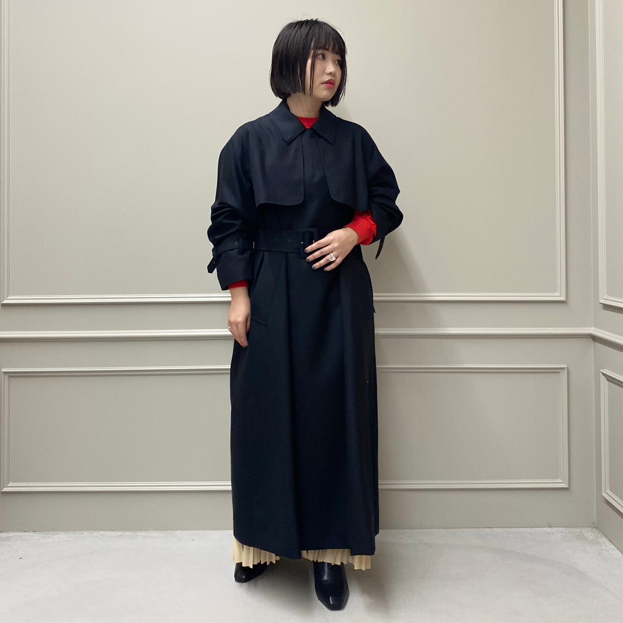 HYKE(ハイク)】* WOOL TRENCH COAT｜パリゴ尾道店｜尾道本通り商店街