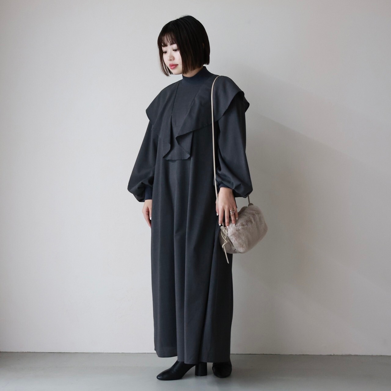 ENFOLD(エンフォルド)】 OVER-SIZE FLARE COAT - ロングコート