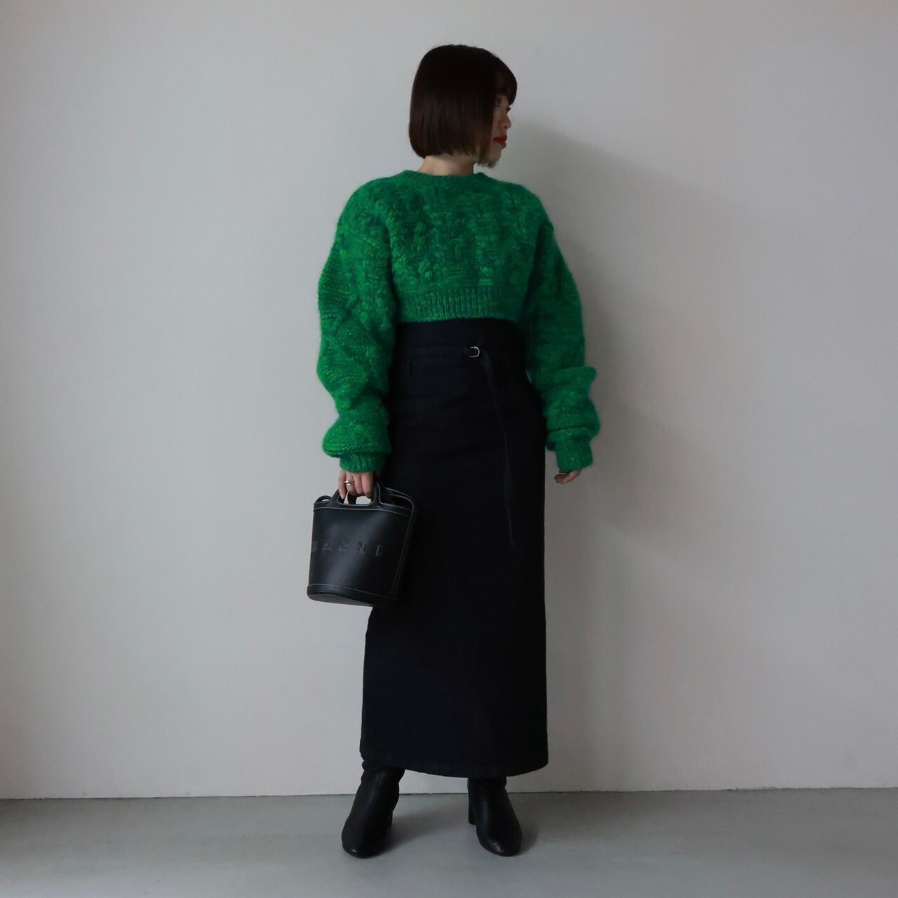 beautiful people アランスカーフプルオーバー ニット broccoli alan knitting pullover - beautiful people