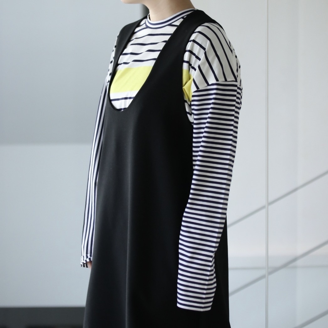 ENFOLD(エンフォルド)】 CURVE-DRAPE DRESS｜パリゴ尾道店｜尾道本通り