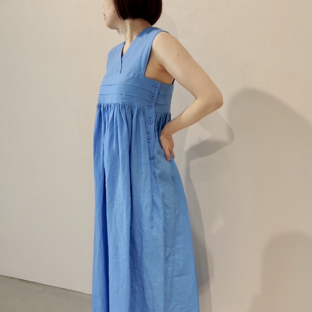 HYKE(ハイク)】 LINEN MAXI DRESS｜パリゴ尾道店｜尾道本通り商店街