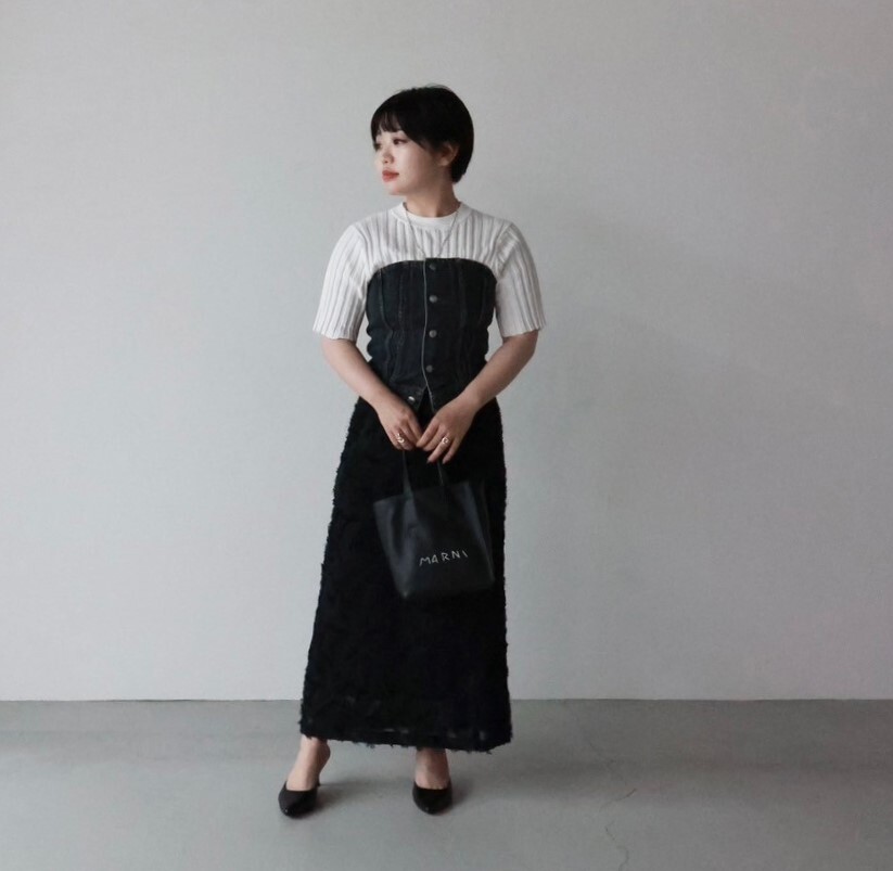 HYKE(ハイク)】 DENIM STRAPLESS TOP｜パリゴ尾道店｜尾道本通り商店街