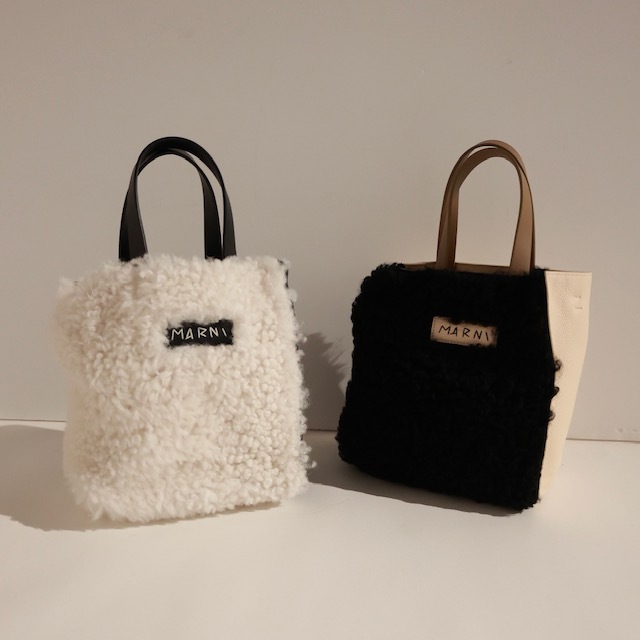 24AW NEW ARRIVAL【MARNI(マルニ)】 カーリーシープスキン MUSEOミニ 