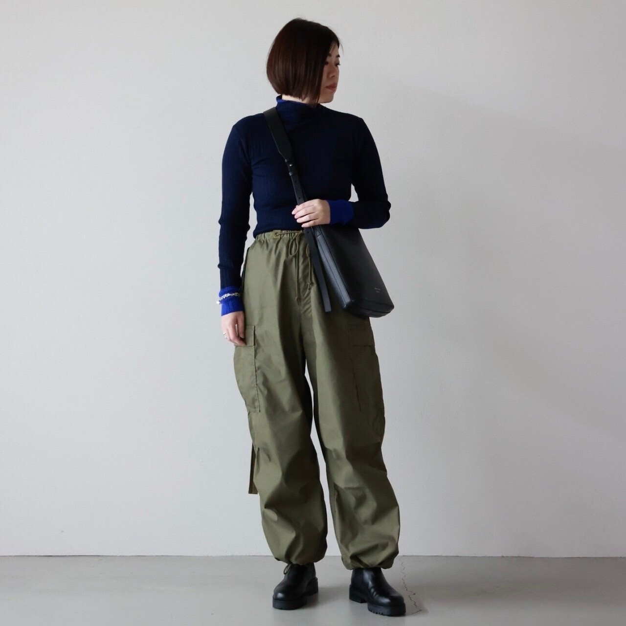 24AW NEW ARRIVAL【PARIGOT(パリゴ)】 バイカラーリブニット 24AW NEW ARRIVAL【PARIGOT(パリゴ)】 バイカラーリブニット