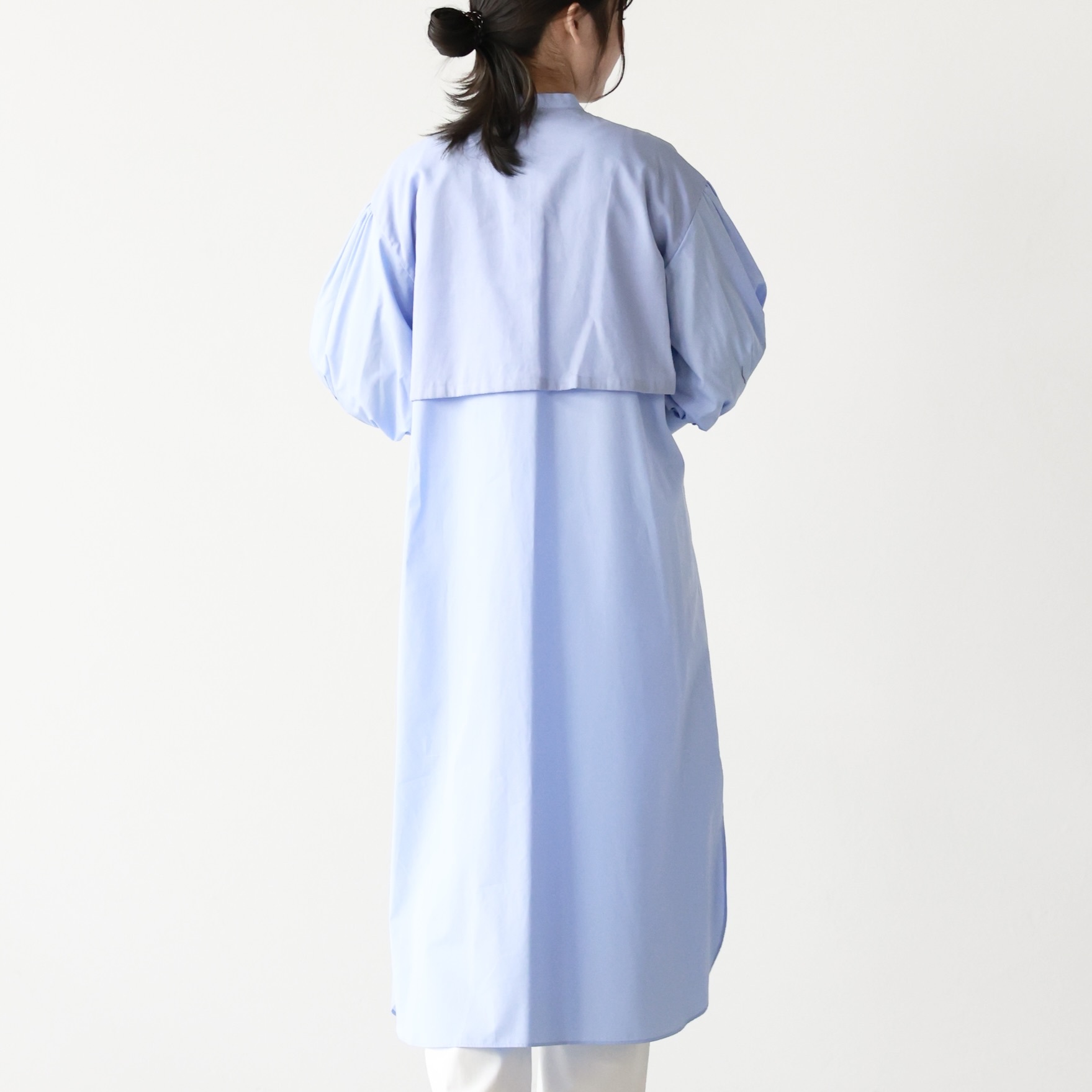 ワンピース HYKE 25ss COTTON BALLON SLEEVE DRESS HYKE - HYKE 25SS COTTON BALLOON SLEEVE DRESS 黒1の通販 by