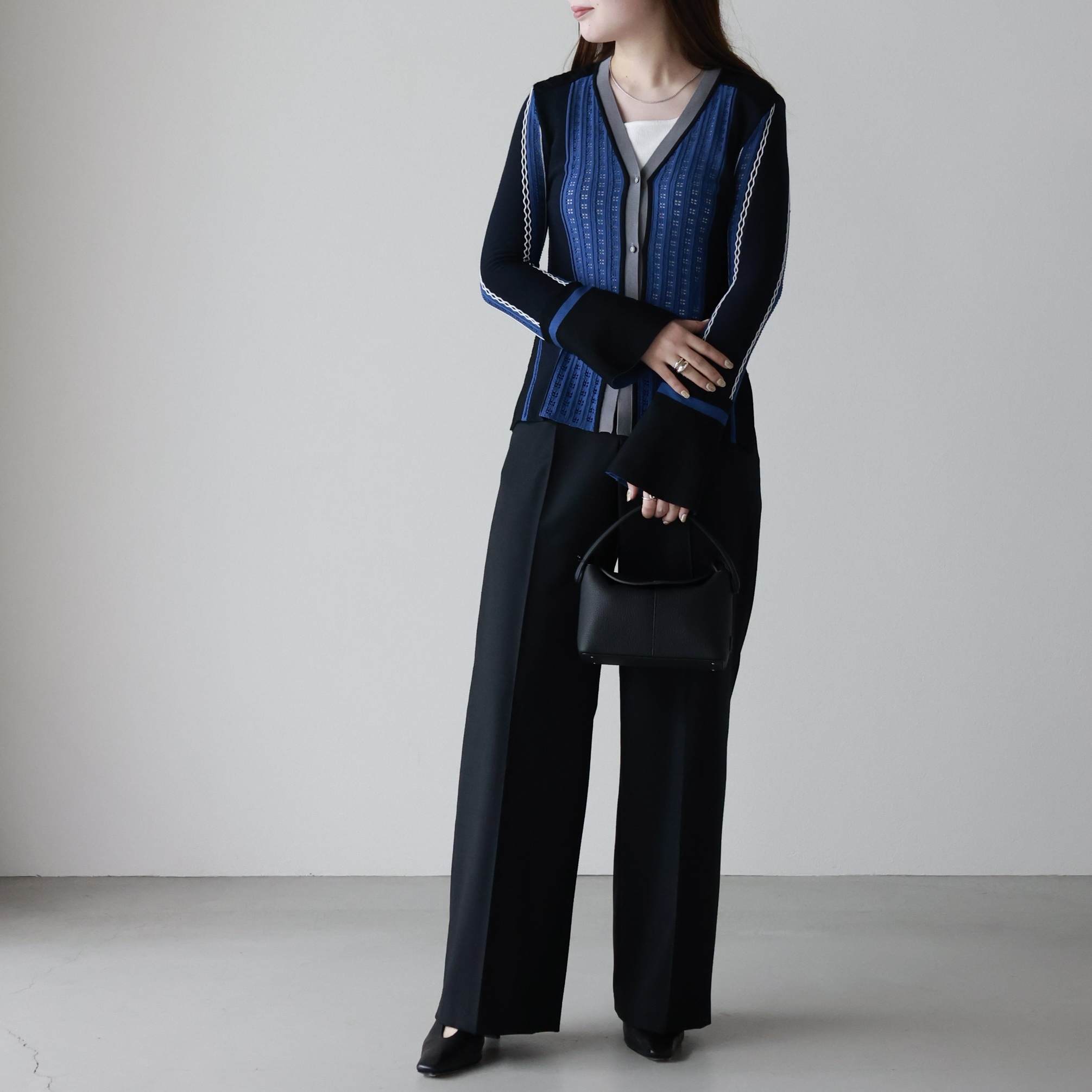 Mame Kurogouchi 24aw新作ニットカーディガン 松山店スタッフおすすめのMame Kurogouchi(マメ クロゴウチ)24AW