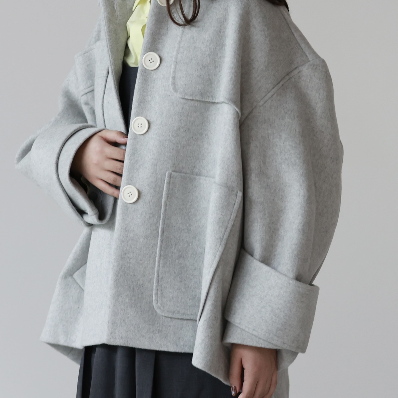 25AW NEW ARRIVAL 【ENFOLD(エンフォルド)】 MILITARY SOUTIEN-COLLAR