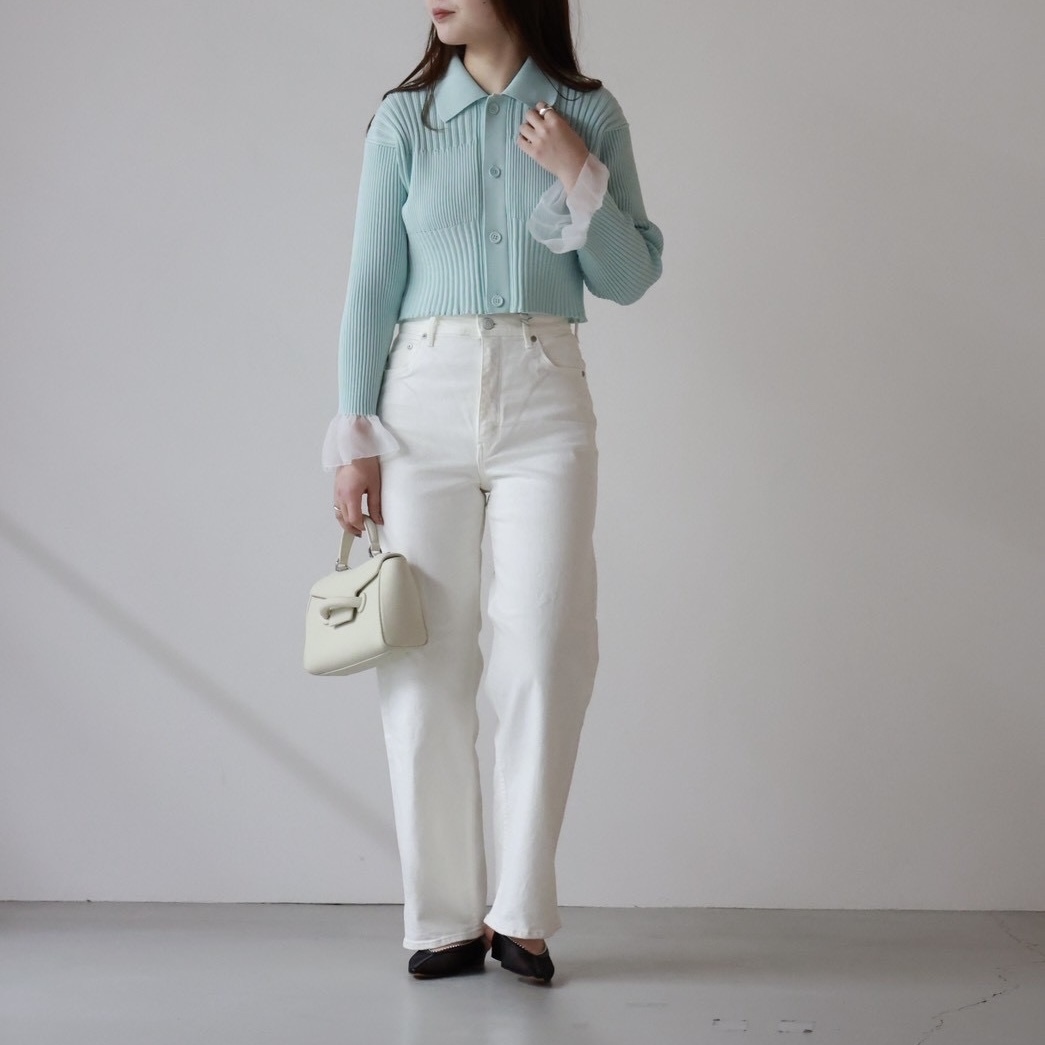 26SS NEW AARIVAL 【CFCL(シーエフシーエル)】 FLUTED LUCENT CROPPED
