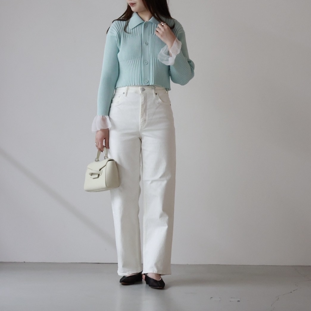26SS NEW AARIVAL 【CFCL(シーエフシーエル)】 FLUTED LUCENT CROPPED
